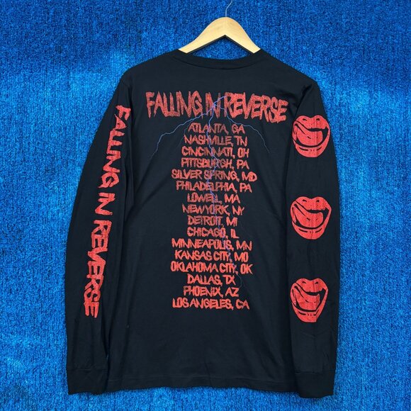 Falling in Reverse Tour Merch Long sleeve Tshirt size small - Picture 3 of 4